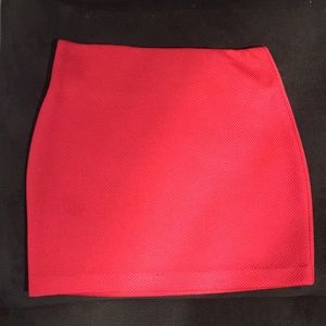 BCBG red skirt